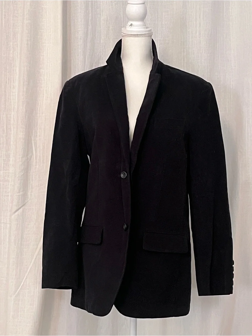 Old Navy Black Men's Sport Coat - Two-Button Tailored Blazer